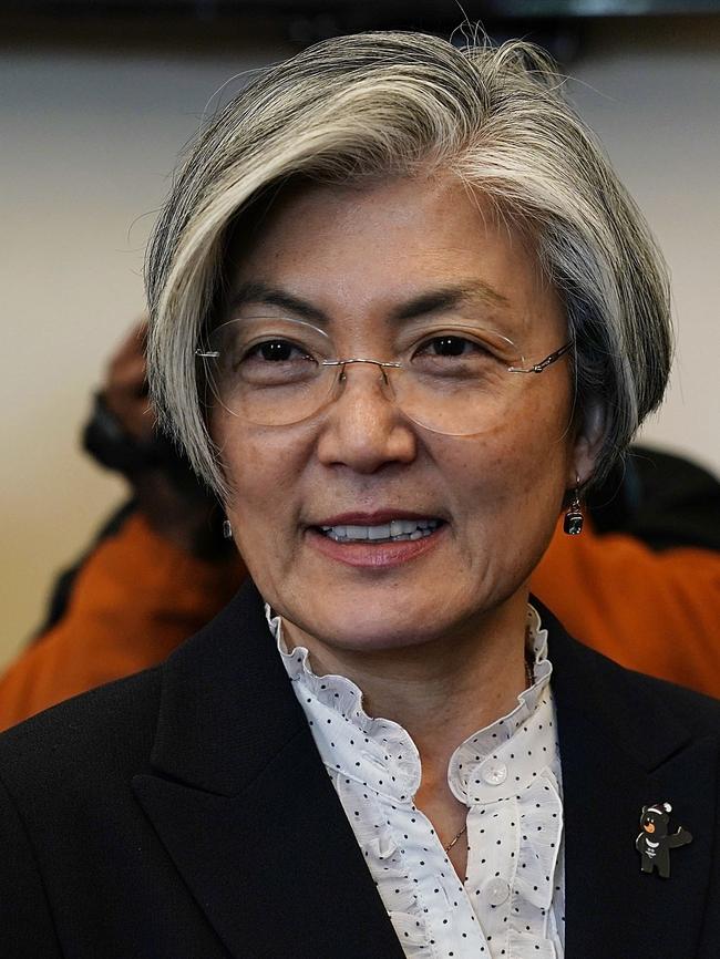 S Korea Foreign Minister Kang Kyung-wha in Washington to discuss the upcoming meeting. Picture: Getty