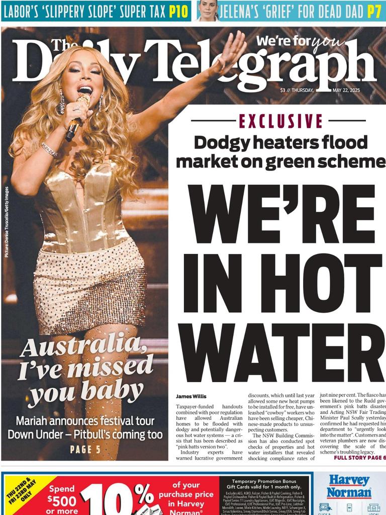 How The Daily Telegraph first reported on the heat pump fiasco on May 22.