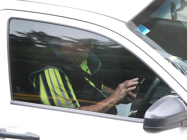 The amnesty period for using a mobile phone while driving ends soon. Picture AAPImage/ David Clark