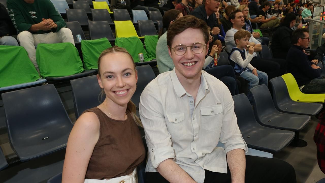 Carla Roche and Lachlan McGrory. Picture: Mike Batterham