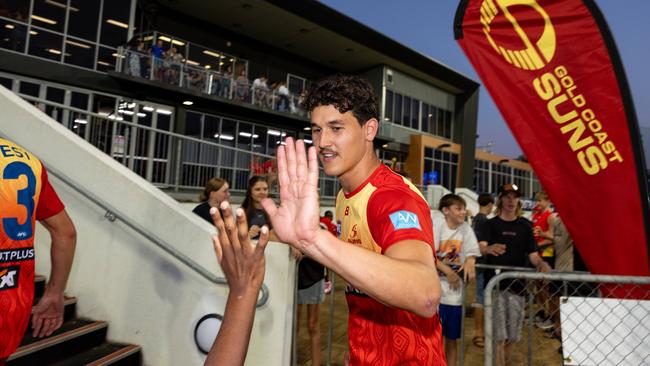 Gold Coast Suns v Western Bulldogs 2025 AFL match at TIO Stadium. Picture: Pema Tamang Pakhrin