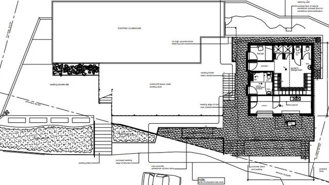 A concept plan for the proposed addition to the Newport Rugby Clubhouse at Porter Reserve. Picture: Northern Beaches Council.