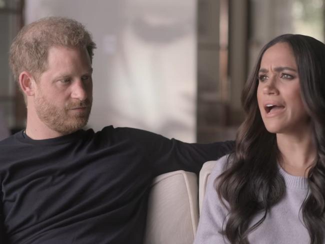 EPISODE 6: Harry and Meghan Netflix docuseries episode 6. Pictured: Meghan Markle talking about lawsuit with the Daily Mail. Picture: Netflix