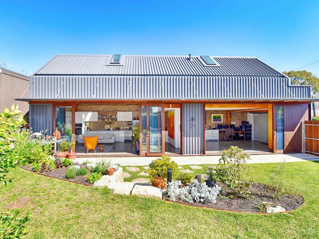 The solar sustainable granny flat was designed by architect Simon Anderson. Picture: AAP IMAGE / Troy Snook