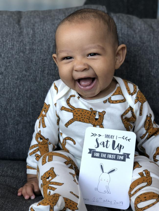 Ayo Ogunnubi, the happiest boy I have ever seen! Picture: Emma