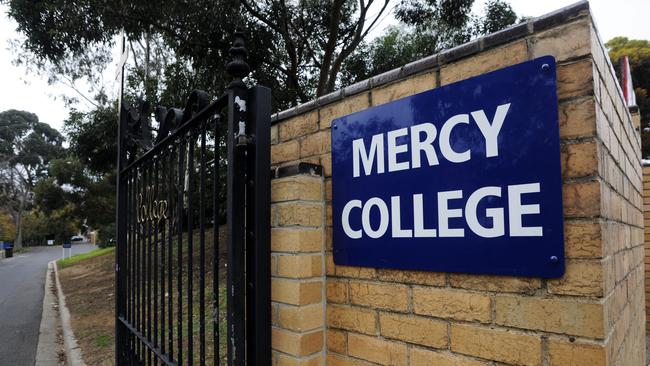 Mercy College in Coburg has seen student numbers drop by 42 per cent.