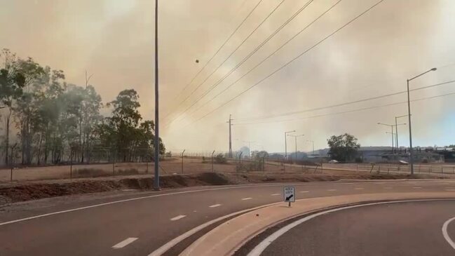 Fire at Charles Darwin National Park