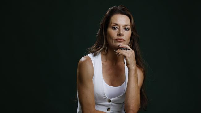 Madeleine West the former Neighbours actor that was part of a group of childhood sexual abuse victims who helped to successfully convict their abuser Peter White. Picture: Richard Dobson