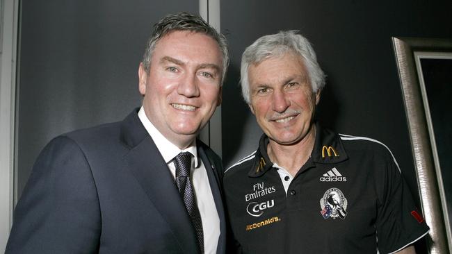 Eddie McGuire and Mick Malthouse in 2011.