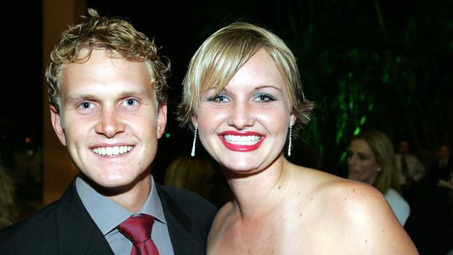 JUNE 06, 2004: Aiden Haworth, 19 and Rachel Hanna, 16 from Hillcrest Christian College at the Crowne Plaza in Surfers Paradise for their school formal. PicMike/Batterham - socials