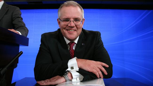 Treasurer Scott Morrison at the National Press Club in Canberra earlier this week. Picture: Kym Smith