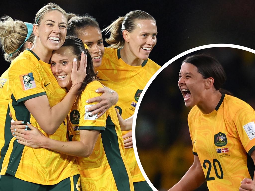 Matildas win Denmark FIFA World Cup quarter finals, Sam Kerr, Hayley