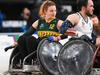 TOKYO, JAPAN - OCTOBER 18: Shae Graham of Australia in action during the match between United States of America and Australia  on day three of the World Wheelchair Rugby Challenge at the Tokyo Metropolitan Gymnasium on October 18, 2019 in Tokyo, Japan. (Photo by Moto Yoshimura/Getty Images)