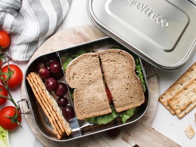 Ever Eco Stainless Steel 2 Compartment Bento Lunch Box. Image: Ever Eco