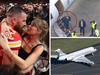 Travis Kelce touches down in Sydney