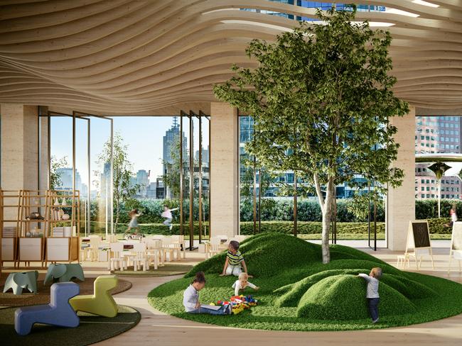 An artist's impression of the childcare centre at STH BNK. Picture: Supplied