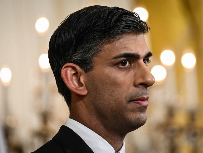 British Prime Minister Rishi Sunak was one of Boris Johnson’s top team before he quit. Picture: AFP