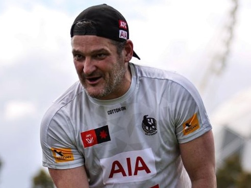 Brendan Fevola at Collingwood training