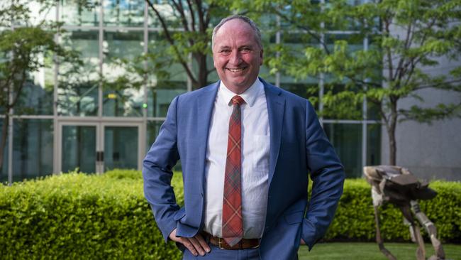 Deputy PM Barnaby Joyce has urged farmers to ‘square things up’ after the recent good season. Picture: NCA NewsWire / Martin Ollman