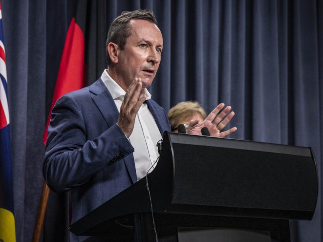 Last week the Premier said keeping state borders closed until March 3 could ‘save hundreds of lives’ but the chief health officer said it was hard to tell if that was true. Picture: NCA NewsWire / Tony McDonough