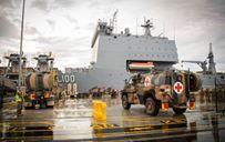 AU QLD:    Navy Loads Up on Supplies for Storm Ravaged North Queensland   March 30