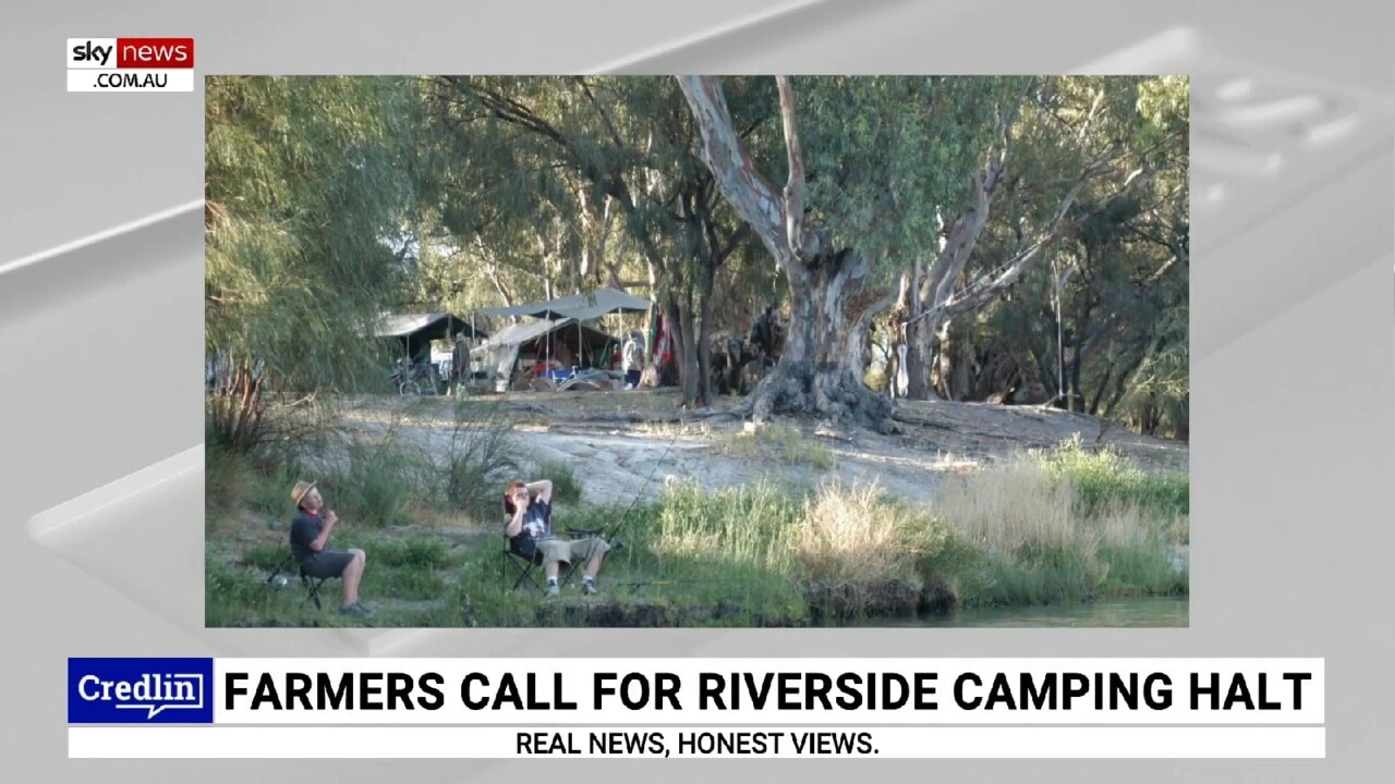 'Poses huge risk': Calls for halt to riverside farmland camping