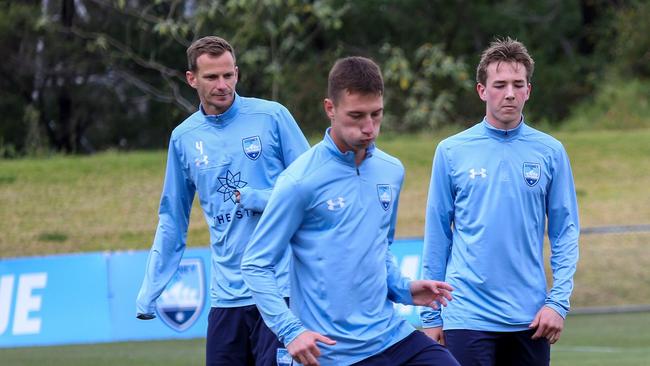 Rising star Anton Mlinaric at Sydney FC training. Pic: Amos Hong