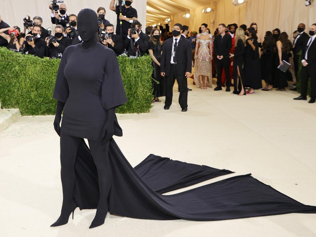 In Balenciaga, at the Met Gala. Picture: Getty Images