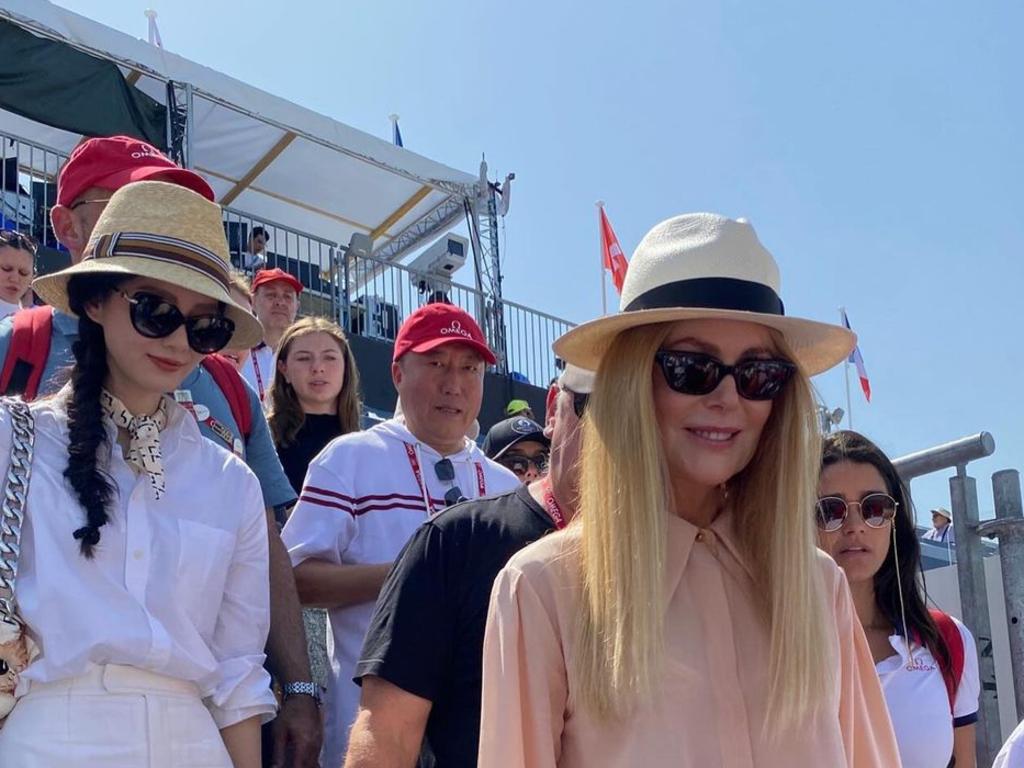 Nicole Kidman at the volleyball