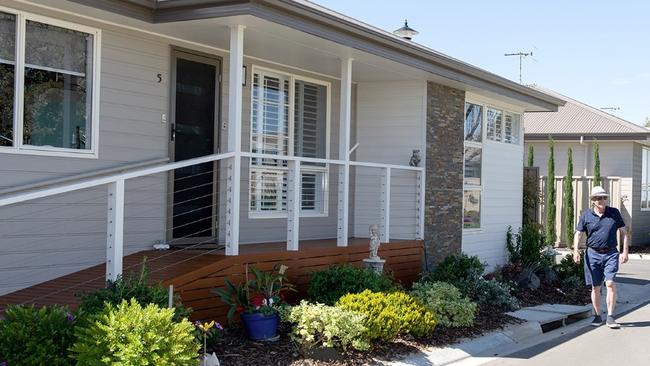 Houses inside the Lifestyle Goolwa village resort.