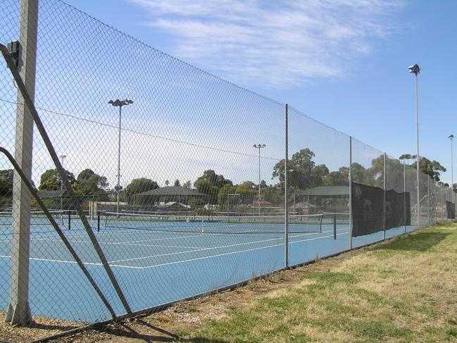 Tennis courts at Gawler & District Tennis Association at Gawler. Picture: Supplied