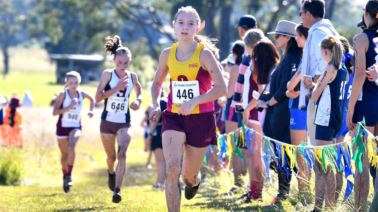 Annual QGSSSA private schoolgirl cross country championship at Rivermount College in Yatala. Saturday May 15, 2021. Picture, John Gass