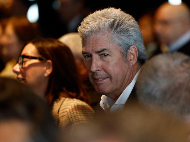 Stephen Kernahan seen during Robert Walls Funeral Service. Picture: Getty
