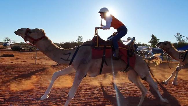 All the action from the Uluru Camel Cup racing at the weekend, above and below