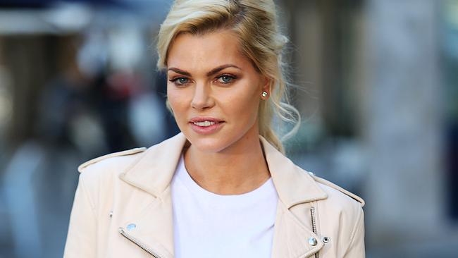 Sophie Monk shooting a commercial for The Bachelorette.