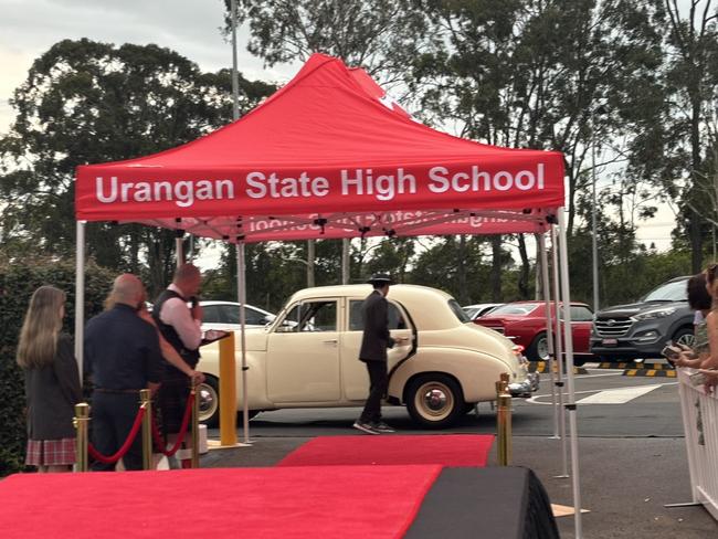 The students of Urangan State High School celebrating their formal.