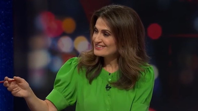 Patricia Karvelas on Q+A. Picture: ABC