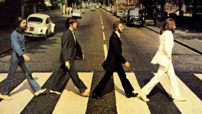 The Abbey Road album cover: often imitated, never bettered.