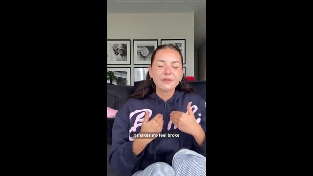 Influencer's 'broke' claim goes viral