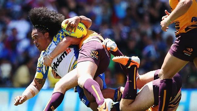 Fui Fui Moi Moi in action for the Eels at the Auckland Nines.