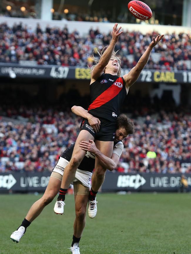 Heppell was in everything as the Dons dug deep. Picture: Getty Images