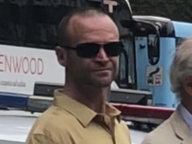 Raphael Van Aalst, 43, of Waterloo, outside Manly Local Court on February 8. Picture: Manly Daily.