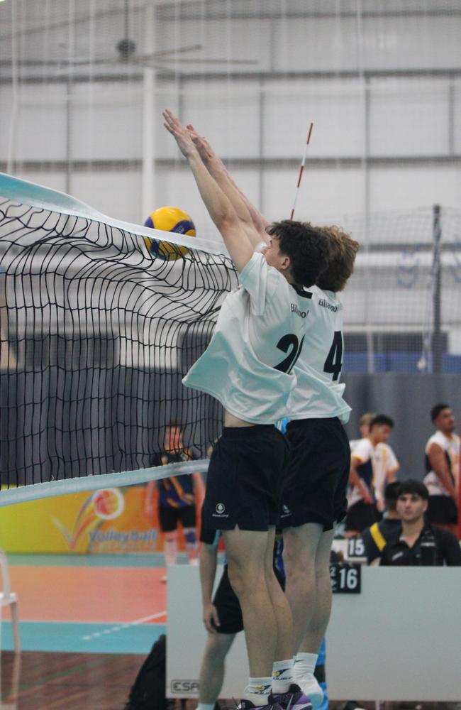 Heathfield High School (SA) v Billanook College (VIC) Open Boys Honours at AVSC 2024. Credit: Grace Hamilton