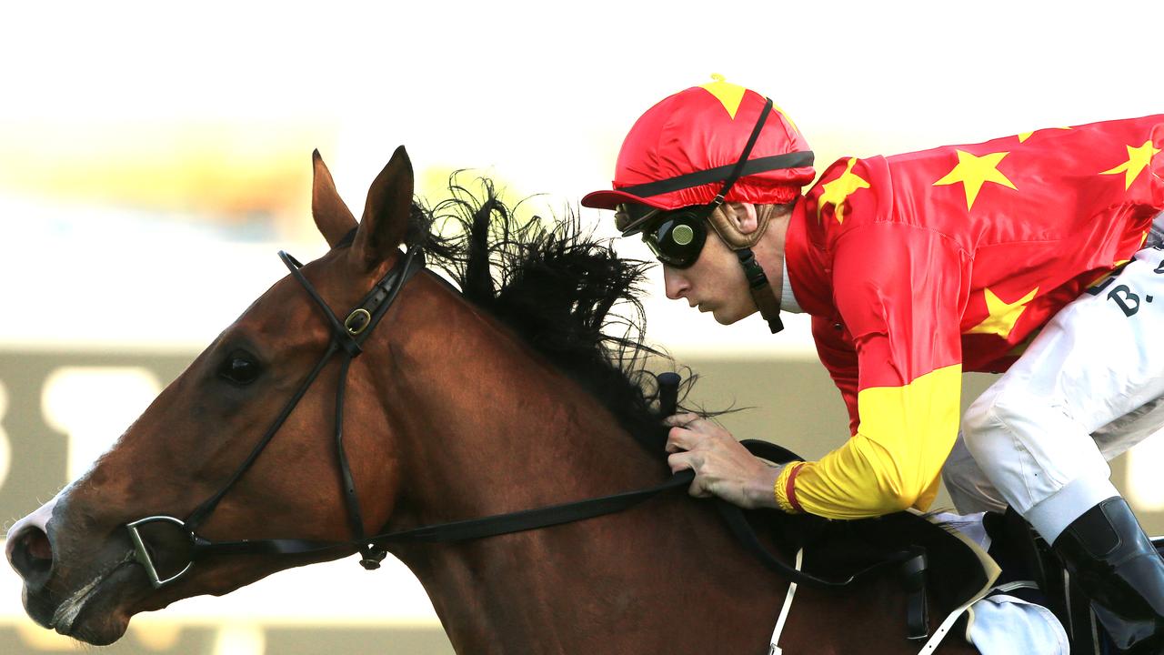 Blake Shinn wins race 8 the Coolmore, on First Seal during Epsom Day at Royal Randwick. pic Mark Evans