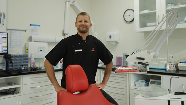 Dentist Mathew Robertson has a new lease on life after living through Leukaemia. Picture: Sam Lowe