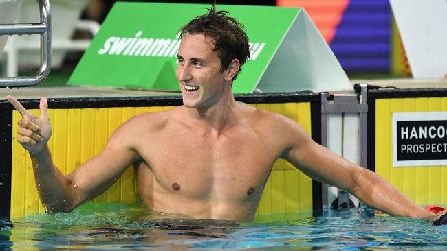 Cameron McEvoy will take on American pacesetter Caeleb Dressel in the 100m freestyle.