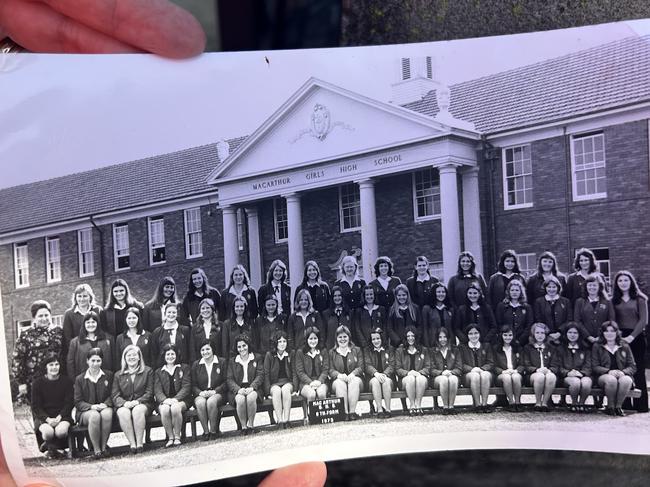 Their senior year photo of 1973. Picture: Tileah Dobson