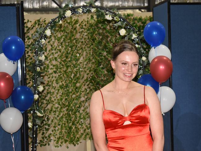 Sarah Harvey at Stanthorpe State High School's 2023 formal (Photo: NRM)