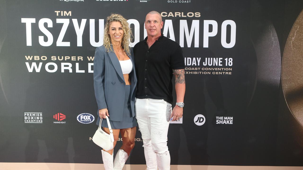 Tim Tszyu v Carlos Ocampo fight launch party, Nineteen at the Star, Broadbeach. Mark and Hayley Mathie. Picture by Richard Gosling