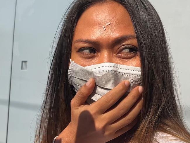 Ricky Olarenshaw estranged wife Saranitha has been released from a Bali prison after serving 7 months for running a brothel. Supplied